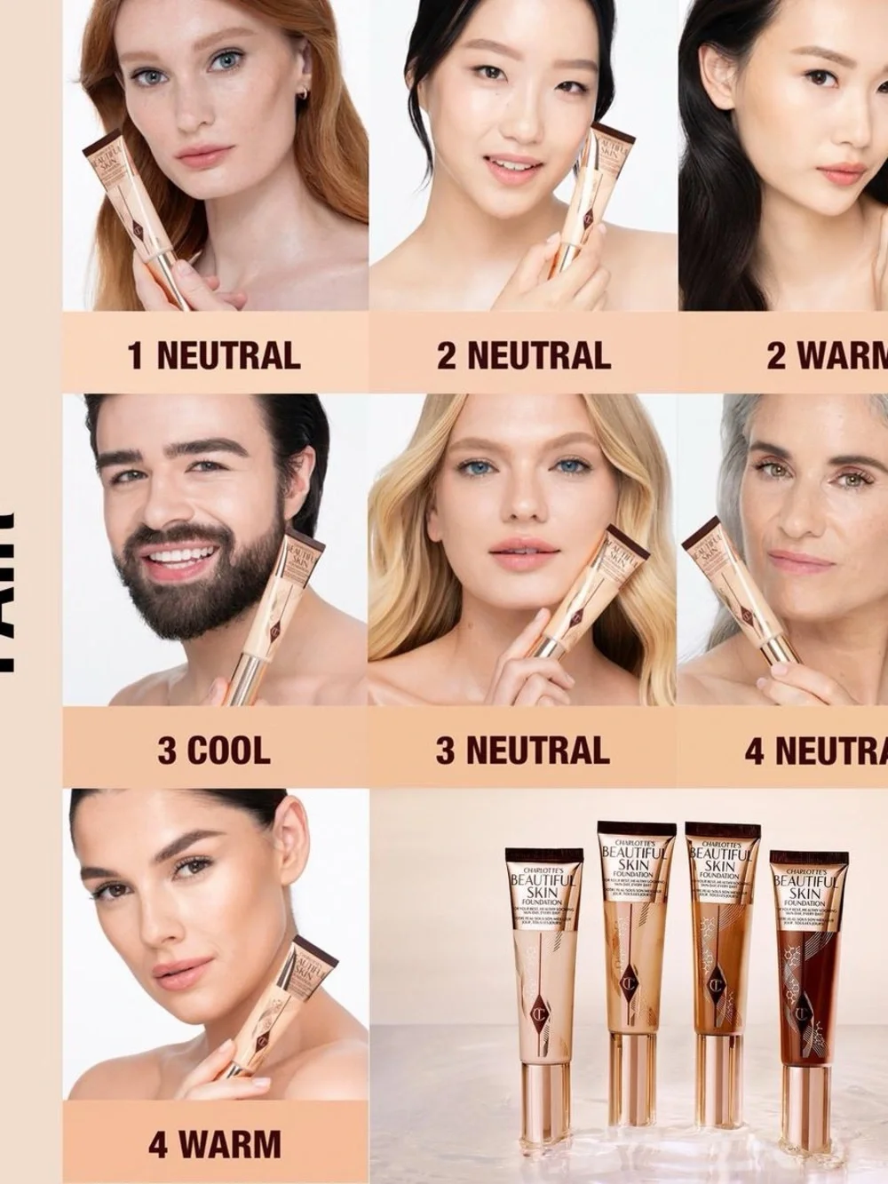 Charlotte Tilbury Beautiful Skin Foundation - 3 cool froid
